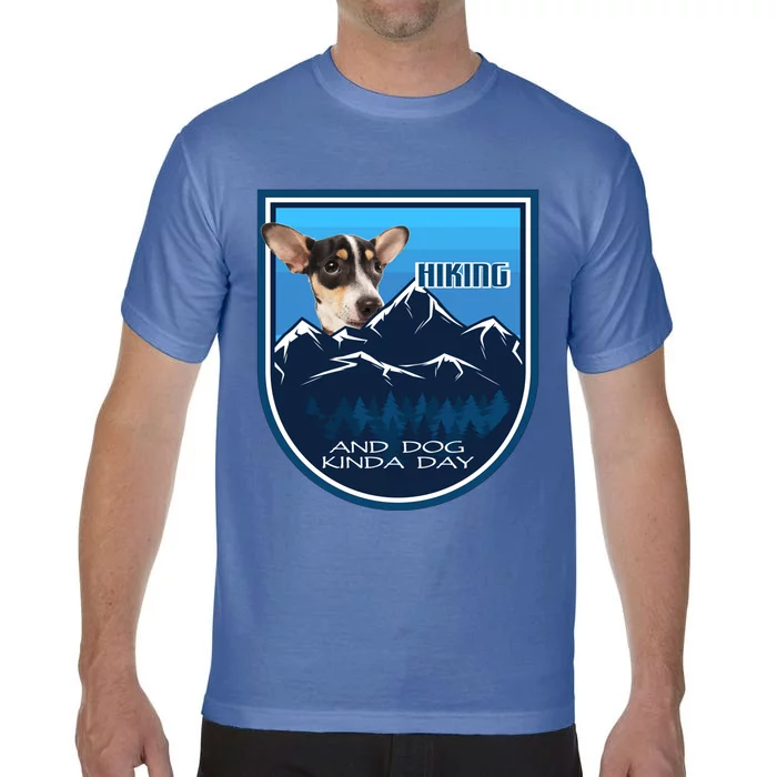 Hiking And Dog Kinda Day Rat Terrier Gift Comfort Colors T-Shirt