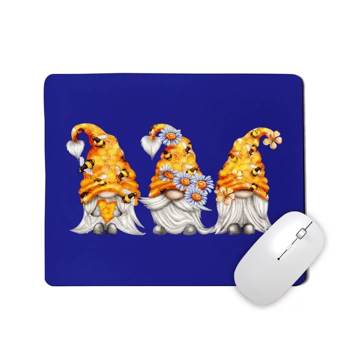 Honeybee And Daisy Bumblebee Bee Gnome Gift Mousepad