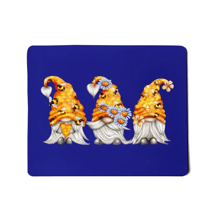 Honeybee And Daisy Bumblebee Bee Gnome Gift Mousepad