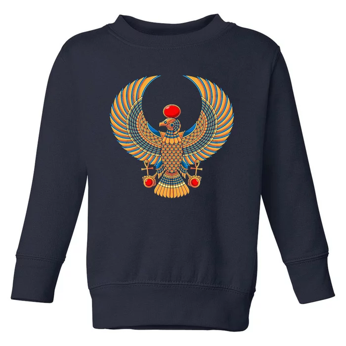 Horus Ancient Egyptian Falcon Hieroglyph Egypt God Mythology Toddler Sweatshirt