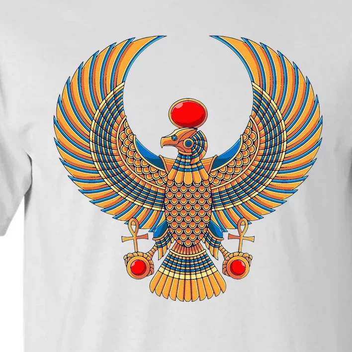 Horus Ancient Egyptian Falcon Hieroglyph Egypt God Mythology Tall T-Shirt