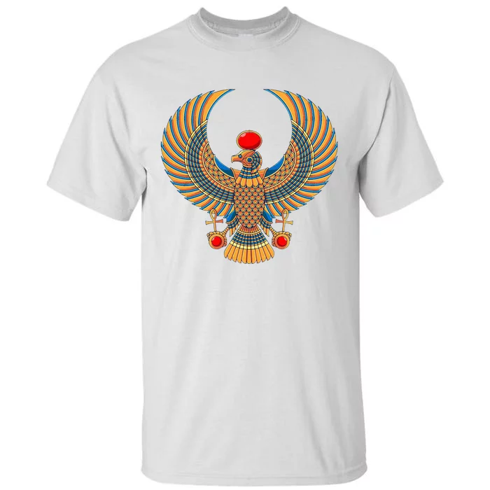 Horus Ancient Egyptian Falcon Hieroglyph Egypt God Mythology Tall T-Shirt