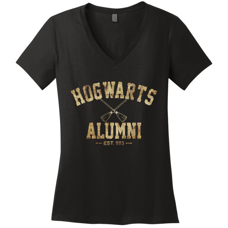 Hogwarts Alumni Est 993 Women's V-Neck T-Shirt