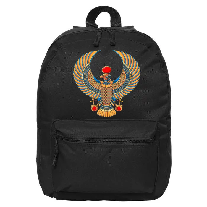 Horus Ancient Egyptian Falcon Hieroglyph Egypt God Mythology 16 in Basic Backpack