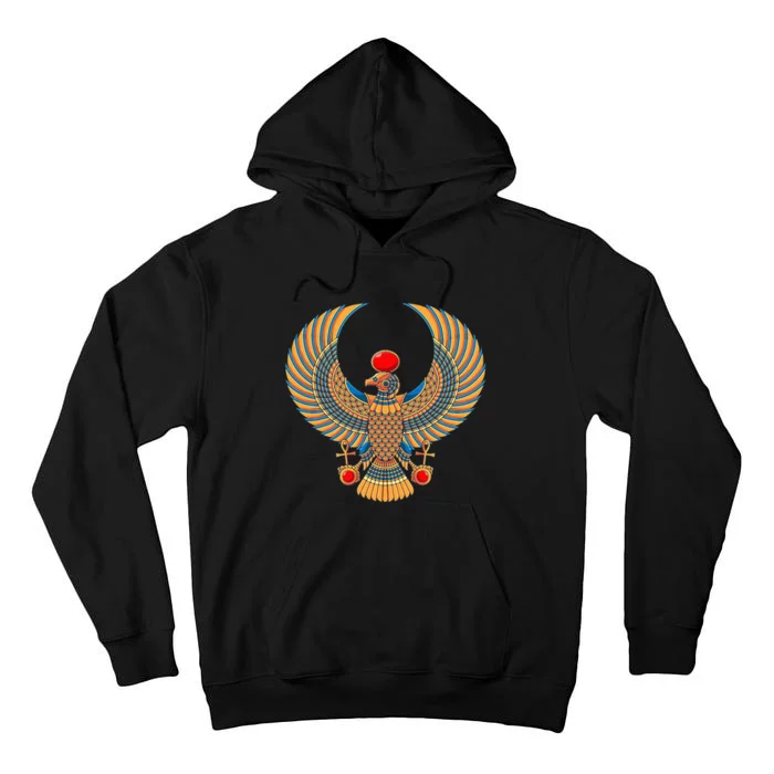 Horus Ancient Egyptian Falcon Hieroglyph Egypt God Mythology Tall Hoodie