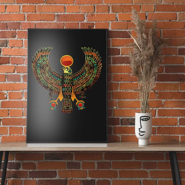 Horus Ancient Egyptian Falcon Hieroglyph Poster