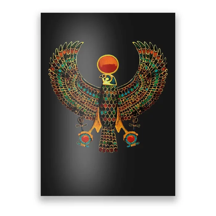 Horus Ancient Egyptian Falcon Hieroglyph Poster