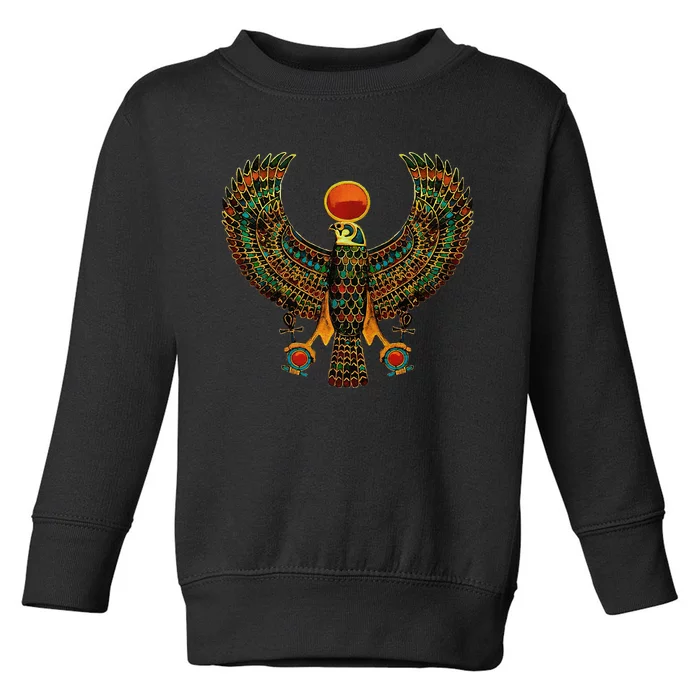 Horus Ancient Egyptian Falcon Hieroglyph Toddler Sweatshirt