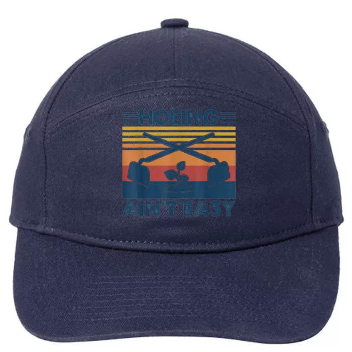 Hoeing Ain’t Easy Vintage 7-Panel Snapback Hat