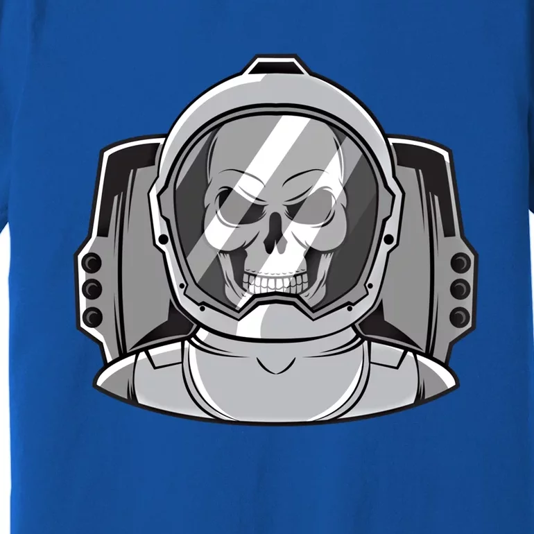 Halloween Astronaut Funny Gift Funny Gift Space Astronaut Skull Graphic Gift Premium T-Shirt