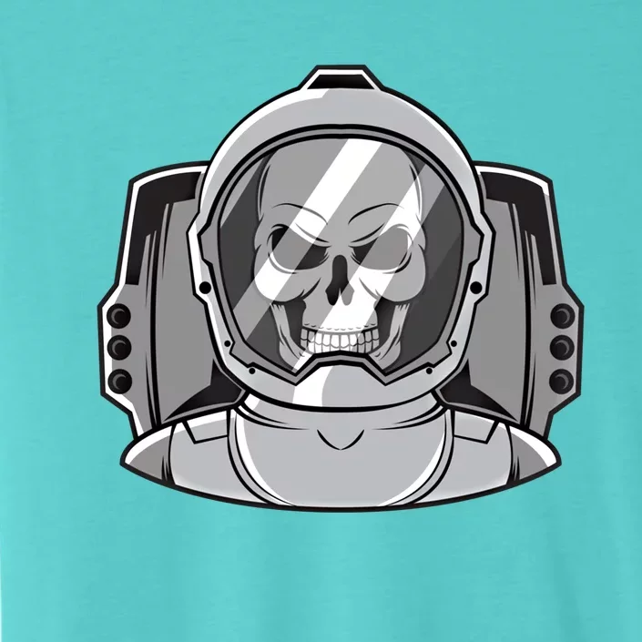 Halloween Astronaut Funny Gift Funny Gift Space Astronaut Skull Graphic Gift ChromaSoft Performance T-Shirt