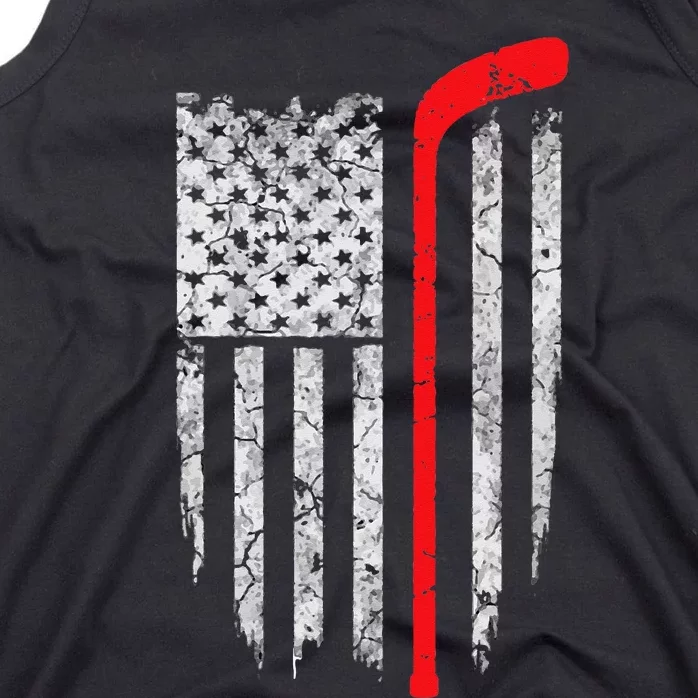 Hockey American Flag Hockey Tank Top