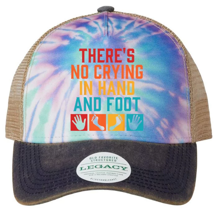 Hand And Foot Card Game Funny Hand And Foot Game Legacy Tie Dye Trucker Hat