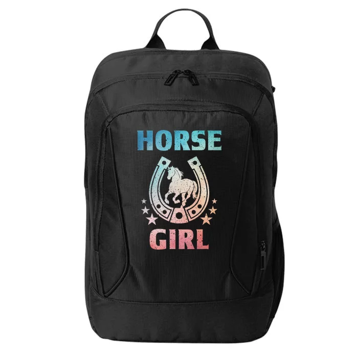 Horse Art For Women Horseback Riding Equestrian City Backpack