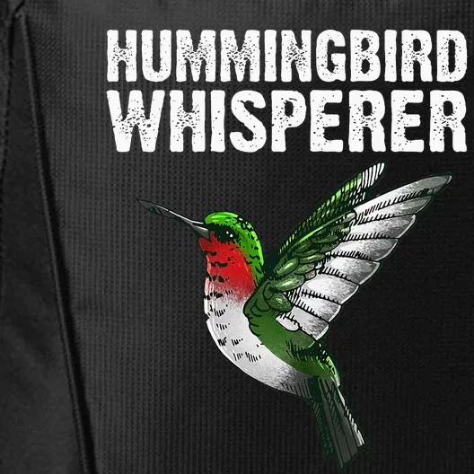 Hummingbird Art For Women Bird Watcher City Backpack