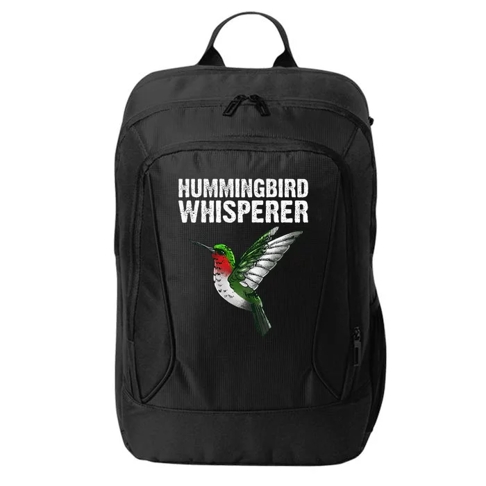 Hummingbird Art For Women Bird Watcher City Backpack