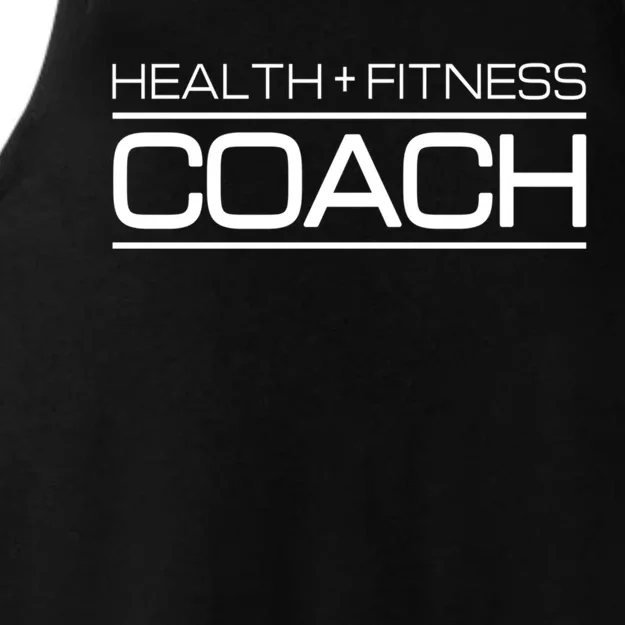 Health And Fitness Coach Gift Personal Trainer Gift Ladies Tri-Blend Wicking Tank