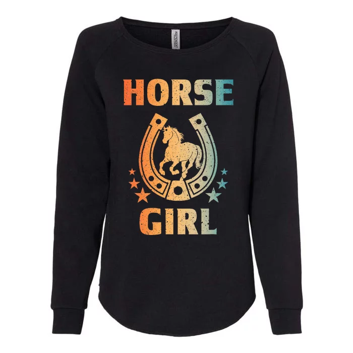 Horse Art For Women Horseback Riding Equestrian Womens California Wash Sweatshirt