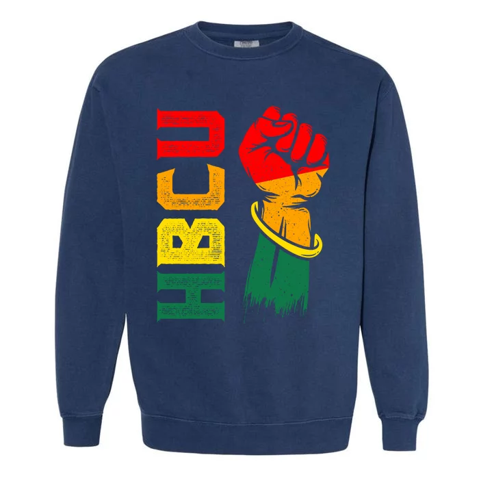 Hbcu Alumni For And Black College Garment-Dyed Sweatshirt