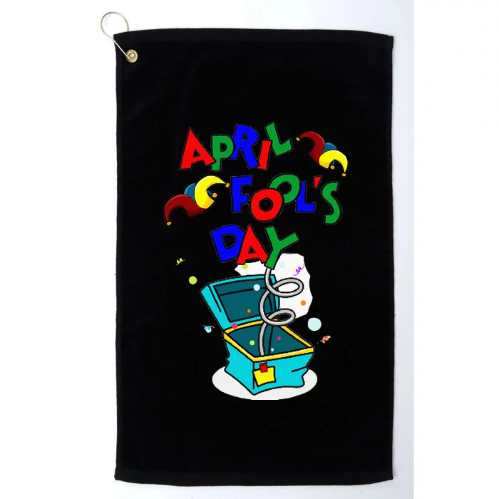 Happy April Fool's Day Quote - April 1st Platinum Collection Golf Towel