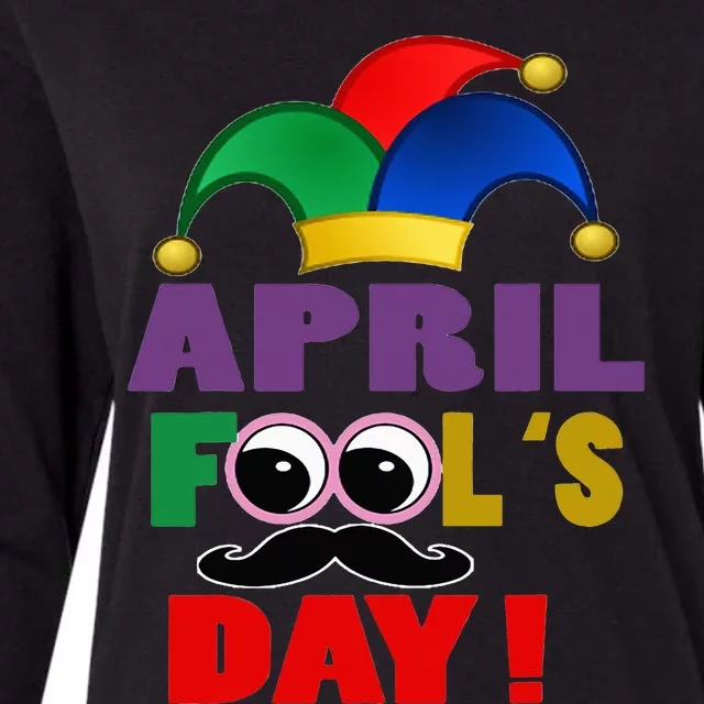 Happy April Fool's Day April Fools Day Joke Funny 1st Womens Cotton Relaxed Long Sleeve T-Shirt