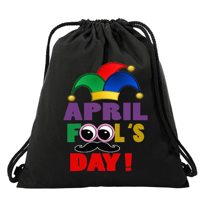 Happy April Fool's Day April Fools Day Joke Funny 1st Drawstring Bag