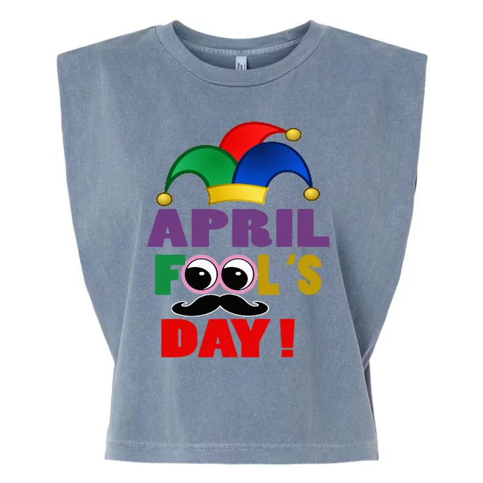 Happy April Fool's Day April Fools Day Joke Funny 1st Garment-Dyed Women's Muscle Tee