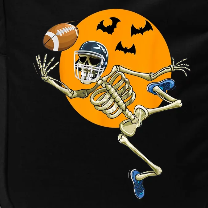 Halloween American Football Skeleton Football Fan Gift Impact Tech Backpack