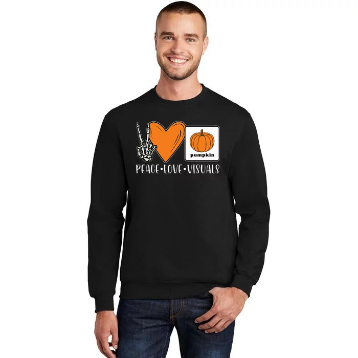 Halloween AAC Fall Device for Speech Therapy Group Sweatshirt