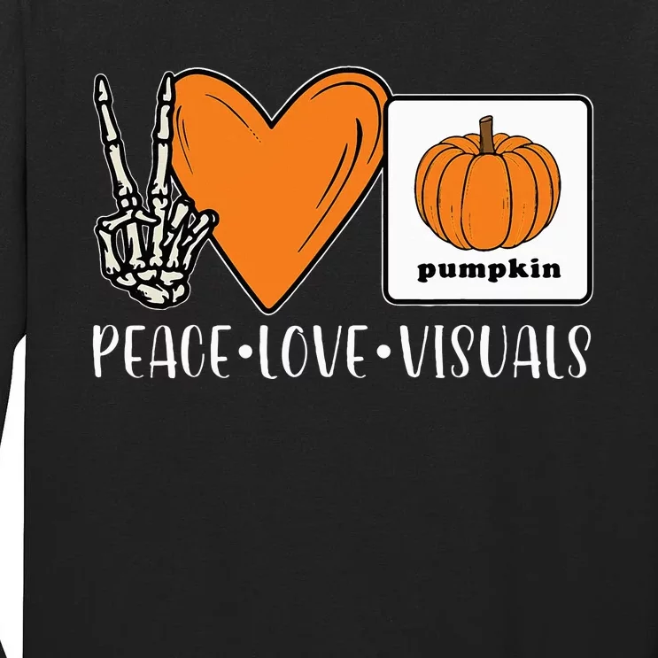 Halloween AAC Fall Device for Speech Therapy Group Tall Long Sleeve T-Shirt