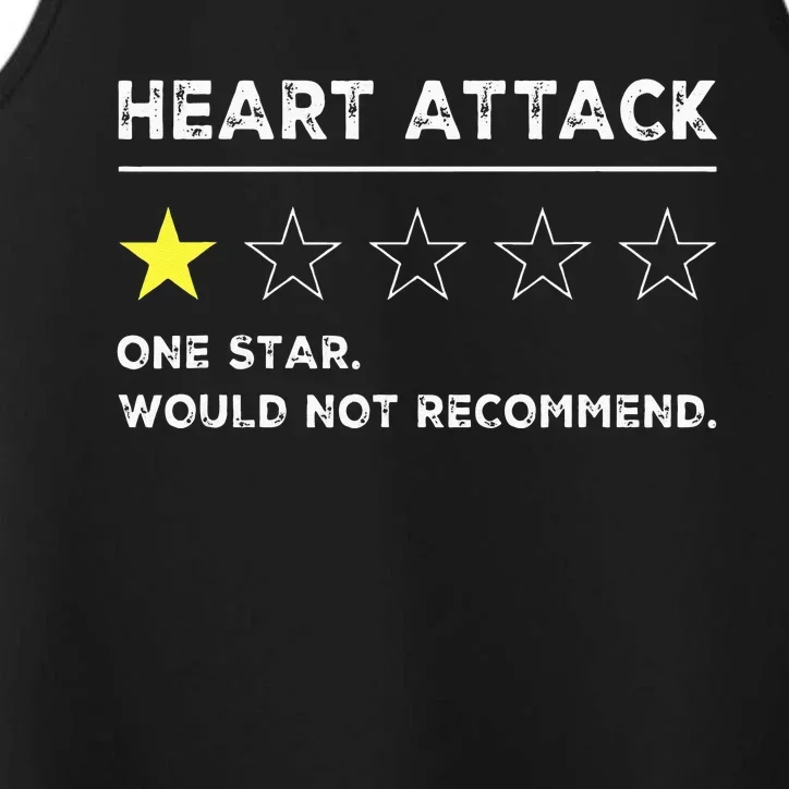 Heart Attack Funny Get Well Soon Gag Recovery Performance Tank