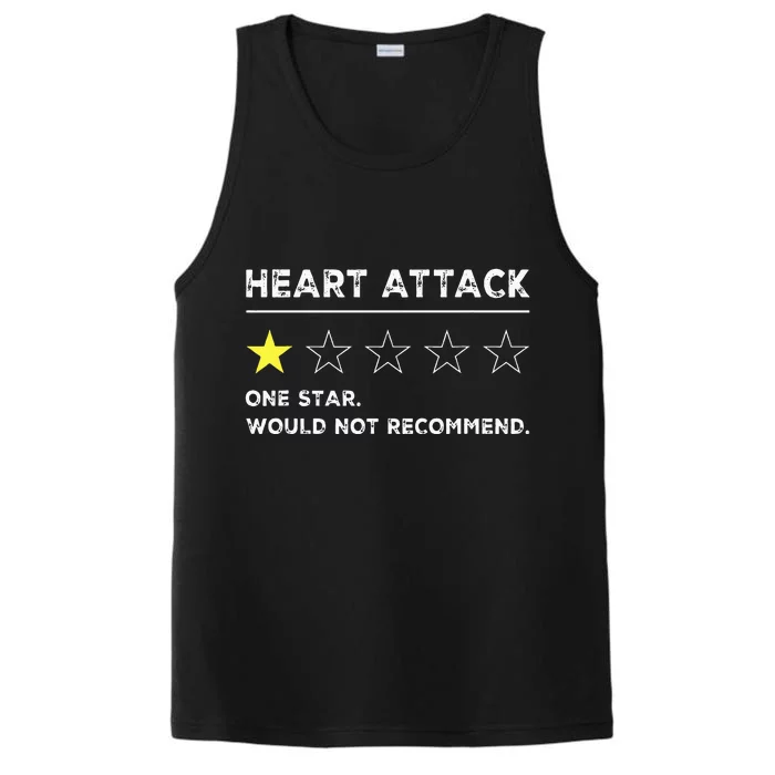 Heart Attack Funny Get Well Soon Gag Recovery Performance Tank