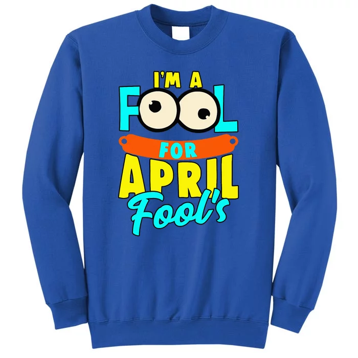 Hilarious April Fool's Day Prankster Joke Vintage Look Tall Sweatshirt