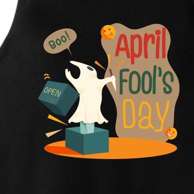 Happy April Fools Day Meaningful Gift April 1st Meaningful Gift Funny Jokes Gift Ladies Tri-Blend Wicking Tank