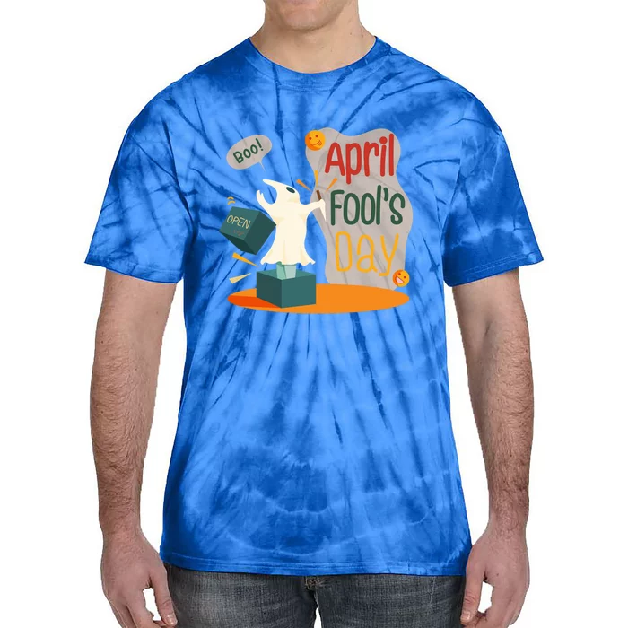 Happy April Fools Day Meaningful Gift April 1st Meaningful Gift Funny Jokes Gift Tie-Dye T-Shirt