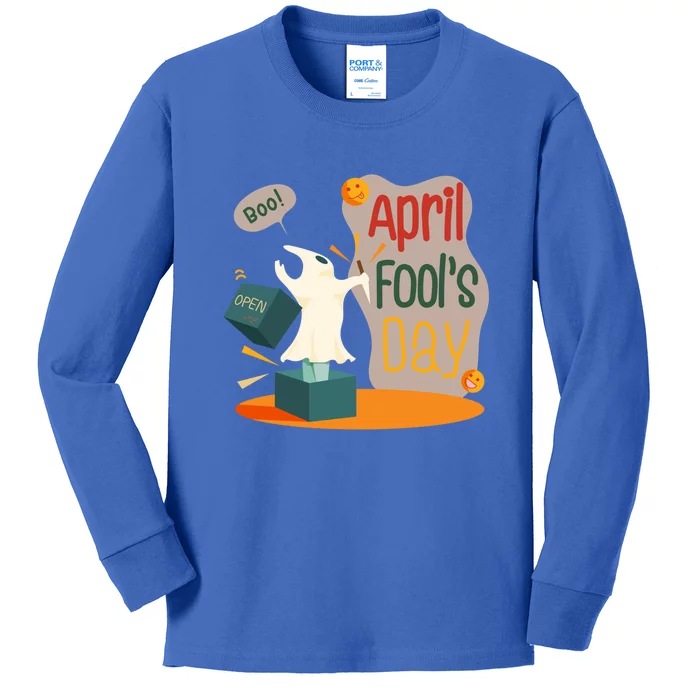 Happy April Fools Day Meaningful Gift April 1st Meaningful Gift Funny Jokes Gift Kids Long Sleeve Shirt