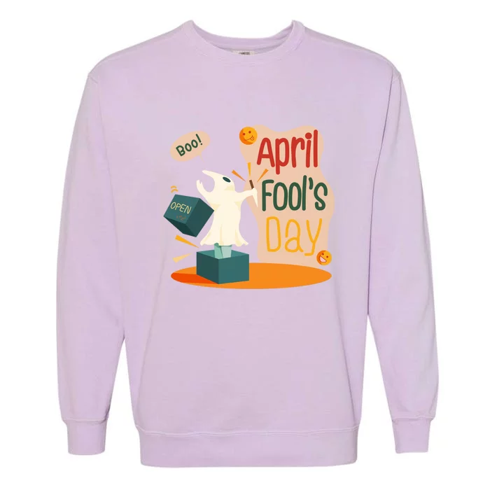 Happy April Fools Day Meaningful Gift April 1st Meaningful Gift Funny Jokes Gift Garment-Dyed Sweatshirt