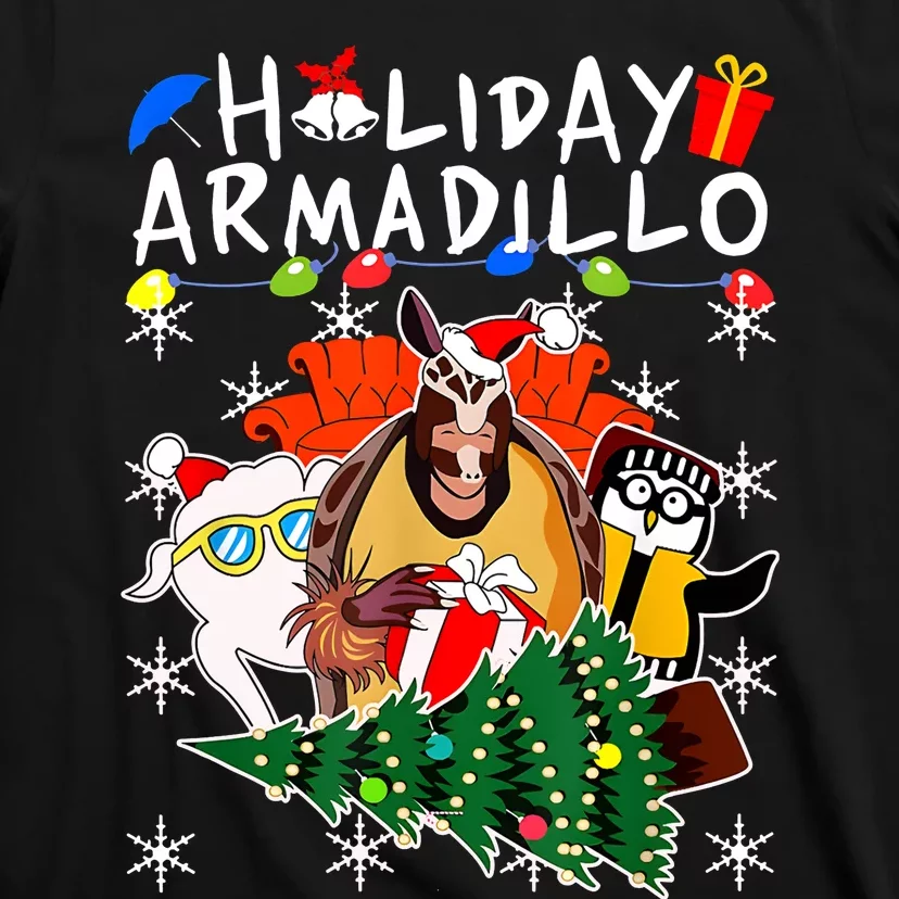 Holiday Armadillo Funny Matching Team Matching Group T-Shirt