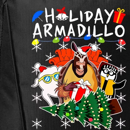 Holiday Armadillo Funny Matching Team Matching Group City Backpack