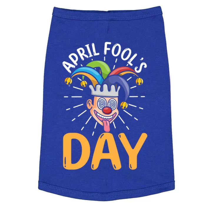 Happy April Fools Day Joke Funny Cute Gift Doggie Tank