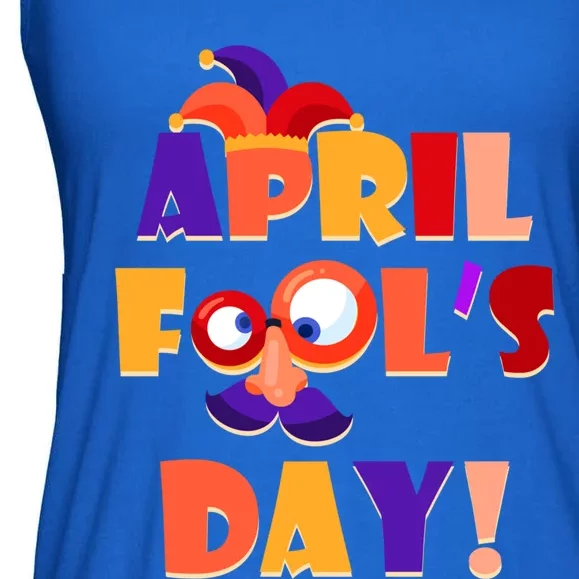 Happy April Fool's April 1st Funny April Fools Day Gift Ladies Essential Flowy Tank