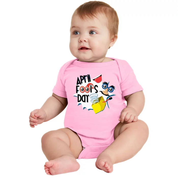 Happy April Fool's Day April Fools Baby Bodysuit