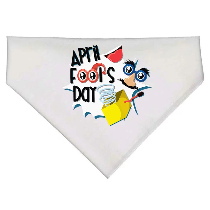 Happy April Fool's Day April Fools USA-Made Doggie Bandana