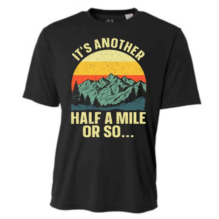 Hiking Art For Camping Backpacking Mountain Hiker Cooling Performance Crew T-Shirt