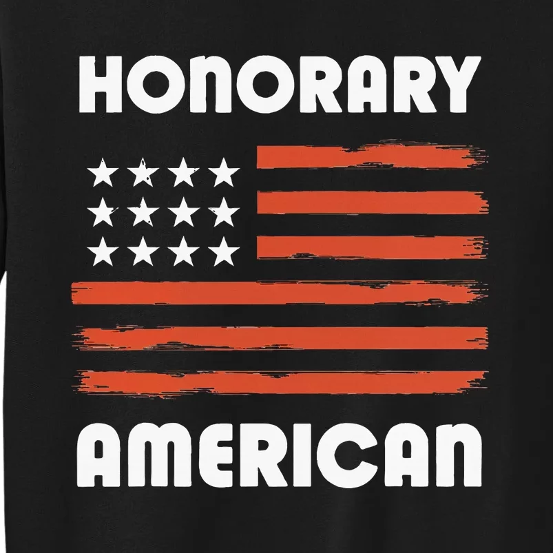 Honorary American Flag Patriotic Exchange Student Honorary Sweatshirt