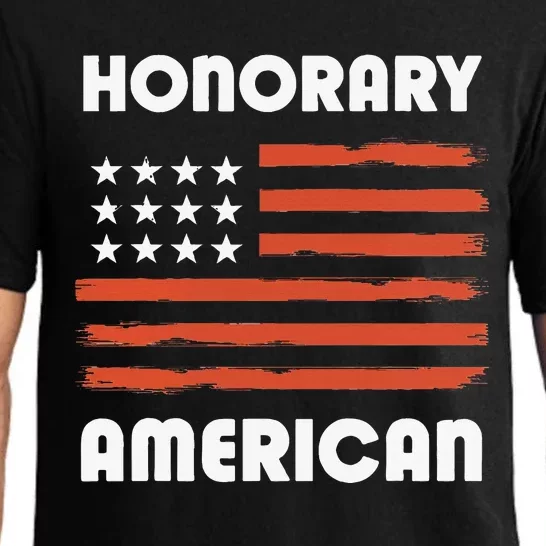 Honorary American Flag Patriotic Exchange Student Honorary Pajama Set