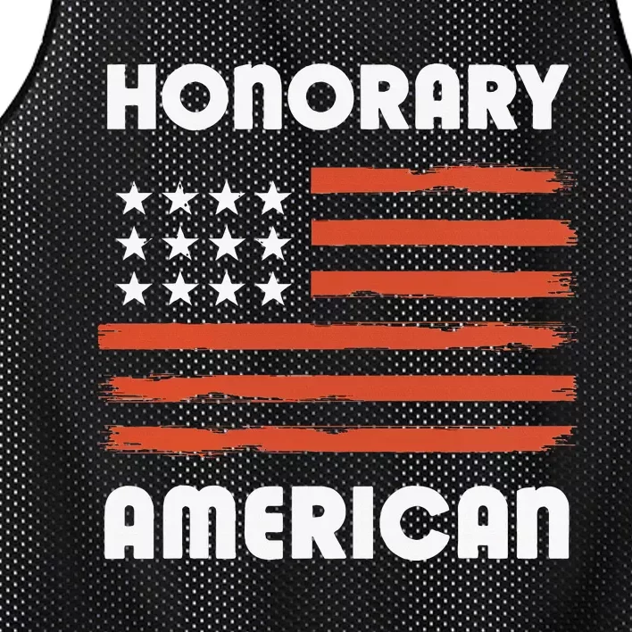 Honorary American Flag Patriotic Exchange Student Honorary Mesh Reversible Basketball Jersey Tank