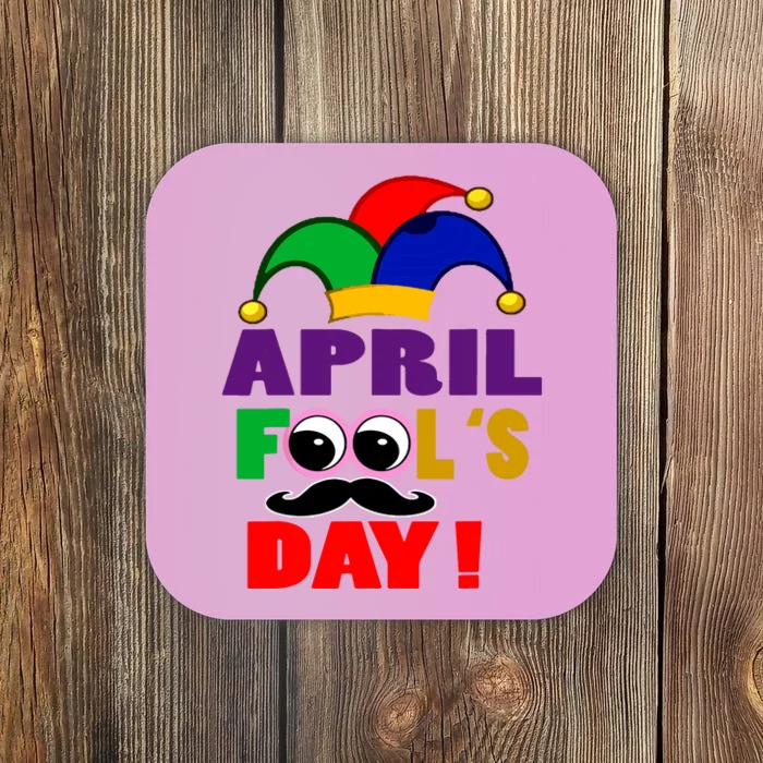 Happy April Fools Day April Fools Day Joke Funny 1st Coaster