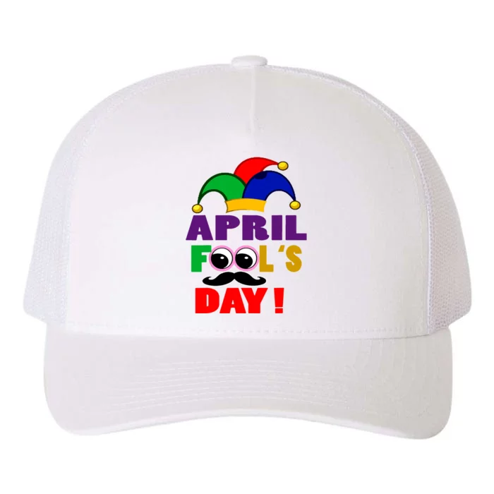 Happy April Fools Day April Fools Day Joke Funny 1st Yupoong Adult 5-Panel Trucker Hat