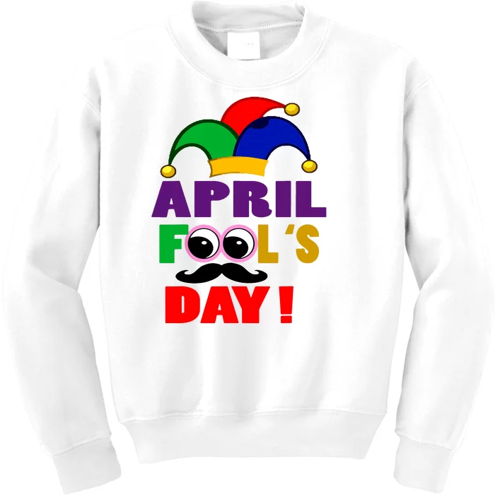 Happy April Fools Day April Fools Day Joke Funny 1st Kids Sweatshirt